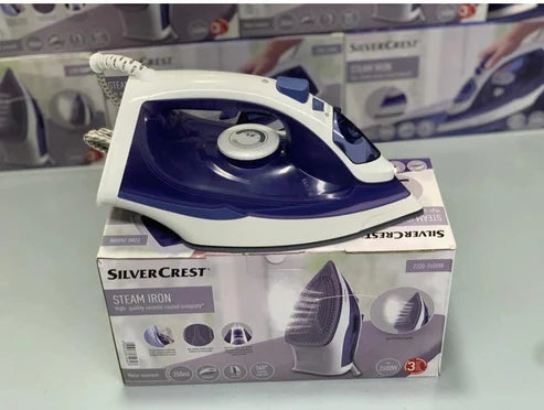 German Lot Imported Silver Crest 1840W Steam Iron